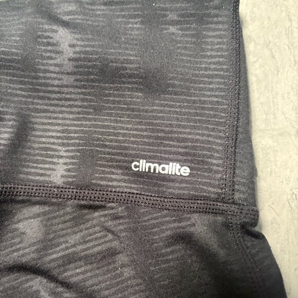 Adidas Climalite Mid Rise Capri Leggings Light Pattern Black Size Small - Picture 4 of 11